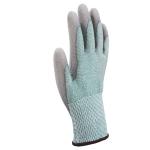 4X42E 13 Gauge PU Palm Industrial Gloves Polyester Liner Wear Resistant