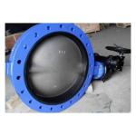 DN1000 Pn16 Medium Temperature Double Eccentric Flange Butterfly Valve for