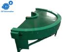 Carbon Steel Curve Horizontal Belt Conveyor For Automatic Logistic Industry
