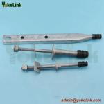 high low voltage forged steel pin for ANSI 55-3 Porcelain Insulators