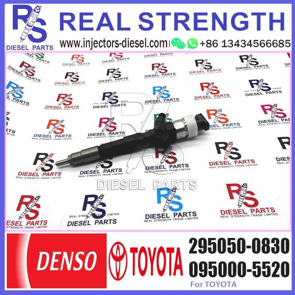 New Diesel Fuel Injector 295050-0830 For Toyota Dyna 1KD-FTV 23670-39395 23670