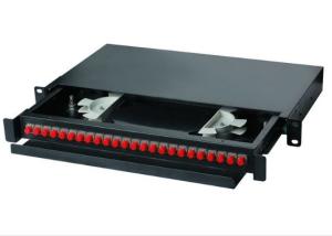 Wholesale 1U Sliding Splicing Pm Fiber Coupler , 1550nm St Fiber Coupler With Cable Guide from china suppliers