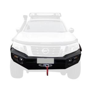 Wholesale NP300 Black Winch Bull Bar Front Bumper Rear Bumper With Tire Carrier for Nissan Navara from china suppliers
