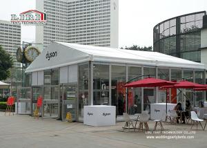 Wholesale 10x10m Exhibition Glass Wall Tent , Outdoor Event Tents with UV-resistant from china suppliers