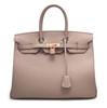 Wholesale high quality 35cm light grey lady Togo leather handbags fashion grdigner bag H-Y37 from china suppliers
