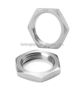 Wholesale GB Standard Size 1/2-20 Hex Jam Nut Stainless Steel Thin Nut for Imperial Inch Measurement System from china suppliers