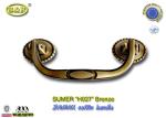 Antique Brass zamak H027 Metal Coffin handles size 19x7.5cm Screw Distance 14cm