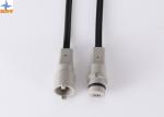 Black M12 / M8 Cable Assembly IP67 Waterproof / Connector Cable Assemblies