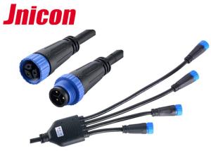 Wholesale Y Shape IP68 Watertight Plugs Connectors 3 Pin 4 Branch Screw Locking from china suppliers
