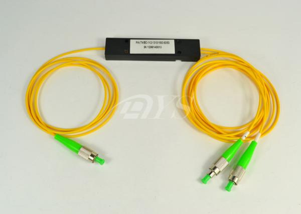 Fiber Optical With FC /APC Connector 1x2 FBT Splitter Coupler