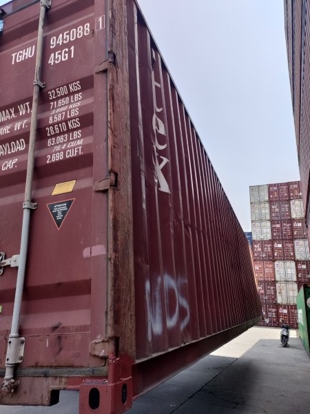 Weathering Steel Used Marine Containers 40GP