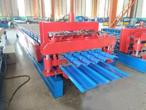 Wholesale 0.3-0.8mm Galvanized Steel Glazed Tile &amp; Roof Panel Double Layer Roofing Machine from china suppliers