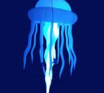 Inflatable Luminous Jellyfish For Art Exhibitions Oceanariums Science Museums