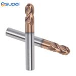 4 Flute Carbide Ball Nose End Mill Tisin Coating For Stainless Steel