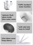 Washdown Two Piece Toilet Set For Small Space 1.0/1.6 Gpf Washroom Commode