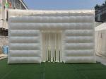 Outdoor Led Lighting Inflatable Igloo Flat Top White Large Inflatable Camping