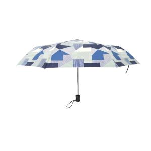 Wholesale Full Digital Print 3 Fold Umbrella Auto Close Umbrella Aluminum Frame Black Handle from china suppliers