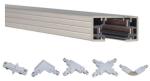 Track Rail High Power LED Track Light , 2 Wire Track Lighting 3M For Large