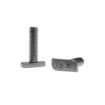 Hardware Fasteners 304 Stainless Steel M8 M6 T Head Track Bolt For Aluminium