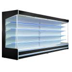 Fan Cooling Multideck Open Chiller With Glass Door Energy Saving
