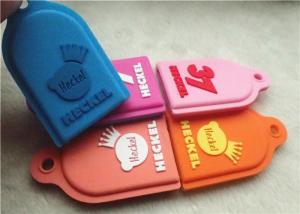 China Silicone Dog Tag Keychain Personalized Promotional Gifts Debossed Logo Non - Toxic on sale