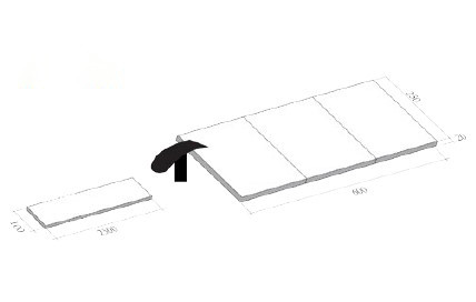 Pvc Leather Cover Foldable Gymnastics Mats For Vaulting Horse