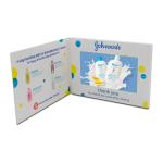 7'' IPS Screen LCD Video Business Cards 4C Offset Print With Rechargeable