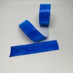 Custom High Visibility Sew On Blue PVC Reflective Tape For Clothing Safety Tape