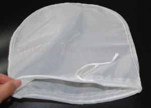 Wholesale FDA LFGB Hemp Organic Cotton Nylon Filter Bag / Mesh Nut Milk Bag For Coffee Juice from china suppliers