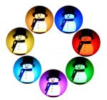 1200mA Tabletop Night Light Lamp , Silicone Snowman Led Night Light