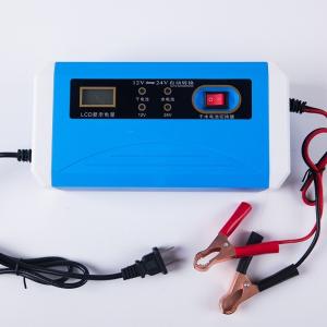 Wholesale 12V 12A 24V 6A Intelligent Pulse Repair Battery Charger for Automobiles and Motorcycles Overvoltage Protection Included from china suppliers