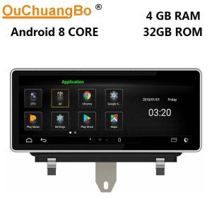 Wholesale Ouchuangbo bluetooth car kit for Audi Q3 2011-2018 support BT MP3 mirror link android 8.0 OS 4+32 from china suppliers