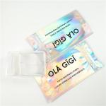Low MOQ clear front dental floss hang hole plastic bags aluminum foil digital