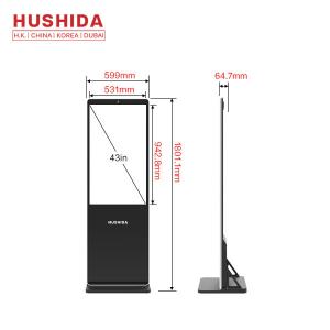 Wholesale Advertising Monitor Lcd Digital Signage Shopping Malls Clear Screen 43 Inch from china suppliers