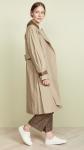 Fall Clothing Womans Wrap Dress Coat For Women with Slit