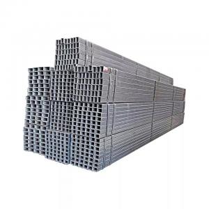 China 0.6-25mm Galvanized Square Tubes Hot Dip Ms Shs Rectangular Hollow Section Steel Tube on sale