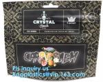 Child Resistant Double Zipper Mylar Packaging Bag, Security Feature zip locks