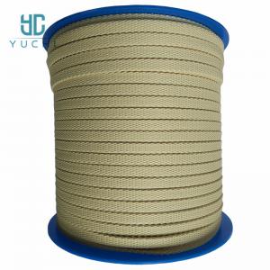 China Aramid fiber Kevlar braided rope high temperature wear-resistant and cut-resistant glass tempering furnace roller rope on sale