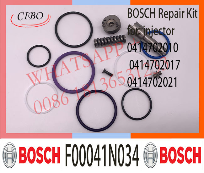 F00041N034 DIESEL VOL INJECTOR PARTS REPAIR KIT 0414702010 0414702017 0414702021 FOR VOL6050251 20440409
