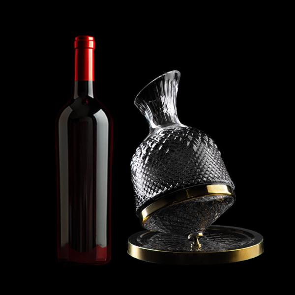 Wholesale Bulk Artisan-Crafted Lead-Free Crystal Wine Decanter & Aerator | 750mL Distributor Carafe
