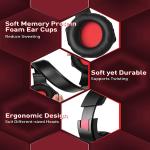 Custom Logo LED RGB Gaming Headset Over Ear Gaming Headphones For PC And PS4