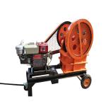 Mobile Tyre 11HP 80tph Jaw Stone Crusher Machine