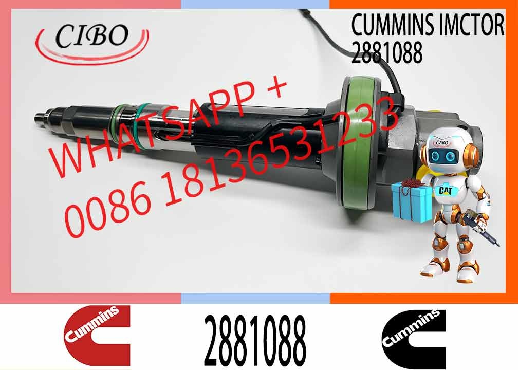 Fuel Injector 2867147 Y431K05392 F00BJ00001 2882077 2881088 AAHCM03001 AAHCM07001 for Cummins QSK19 QSK38 QSK50 Engine