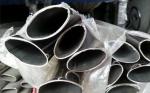 Decorative Handrail Flat Oval Tube / Welded Oval Stainless Steel Tubing