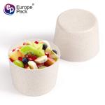 Alibaba best sellers disposable round shape 250ml wheat fibre cup