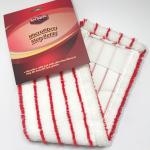 Wet And Dry Microfiber Mop Refill Polyester With Cotton Abrasive Strip