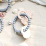 Food Grade Silicone Baby Teether With Non - Toxic Design And Easy Grip Handle