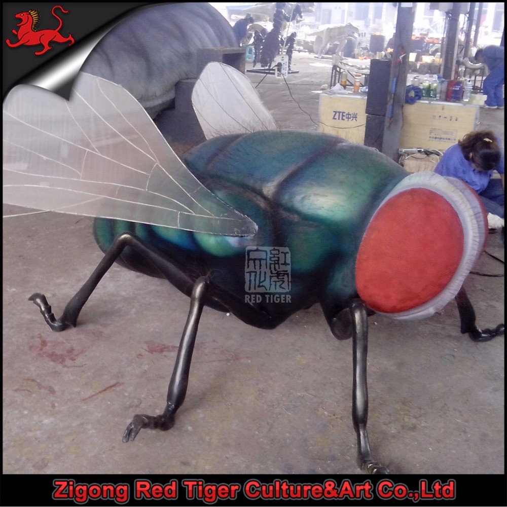 Redtiger Animatronic Bug , Realistic Animatronic Fly For Amusement Park