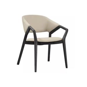 Wholesale PU Sponge Seat Modern Nordic Luxury Solid Ash Wood Dining Chair for Dining Room Furniture from china suppliers