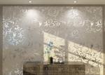 White Non - woven Removable European Style Wallpaper For Living Room